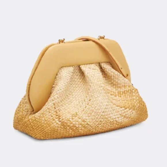 Themoire Tia Degrade Straw Crossbody Bag - Natural - Picture 5 of 10